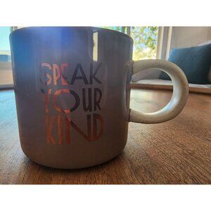 2017 Starbucks Speak Your Kind Coffee Cup Tea Mug | 12oz